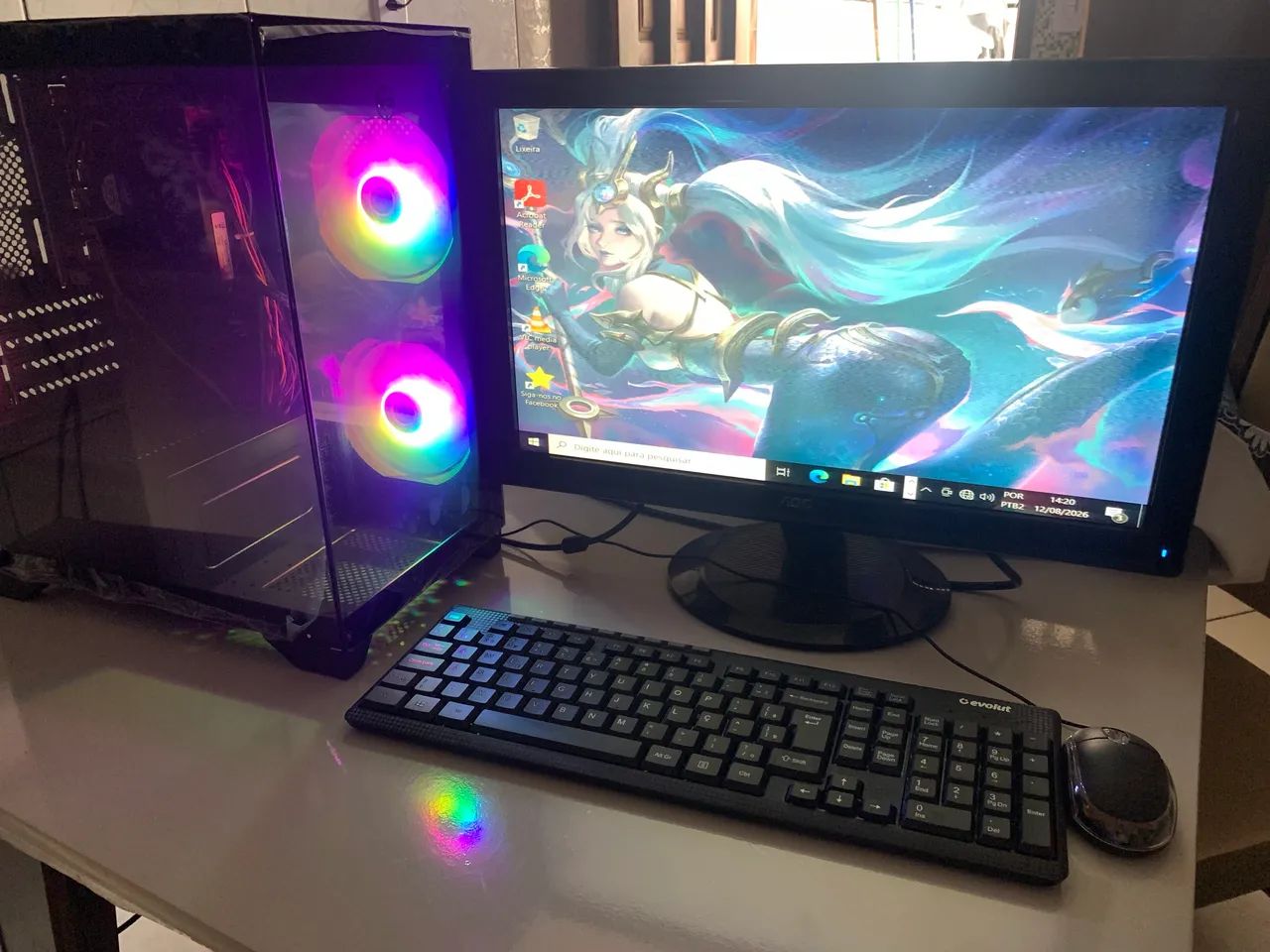 Computador gamer completo aquário  - Foto 4