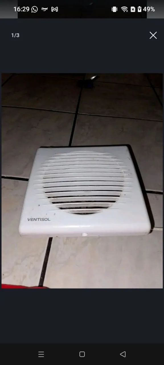 Exaustor de ar ventisol 