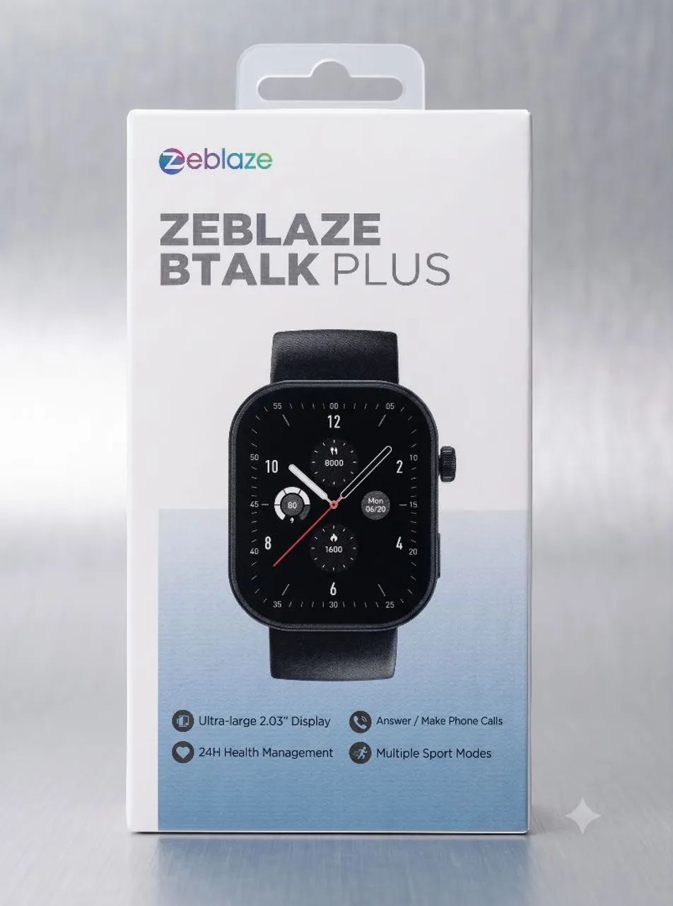 Relógio Btalk plus - Zeblaze/cor preta 