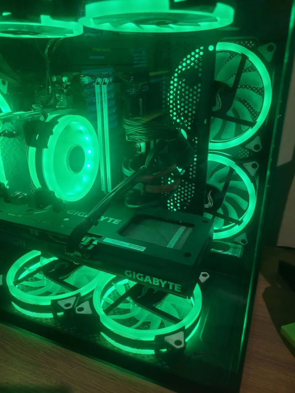 Kit com 6 fans e controladora