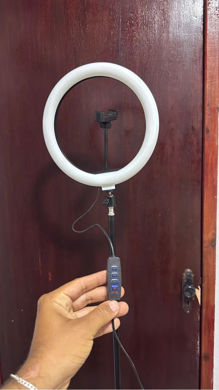 RING LIGHT 26cm + TRIPÉ DE 2 metros  - Foto 5