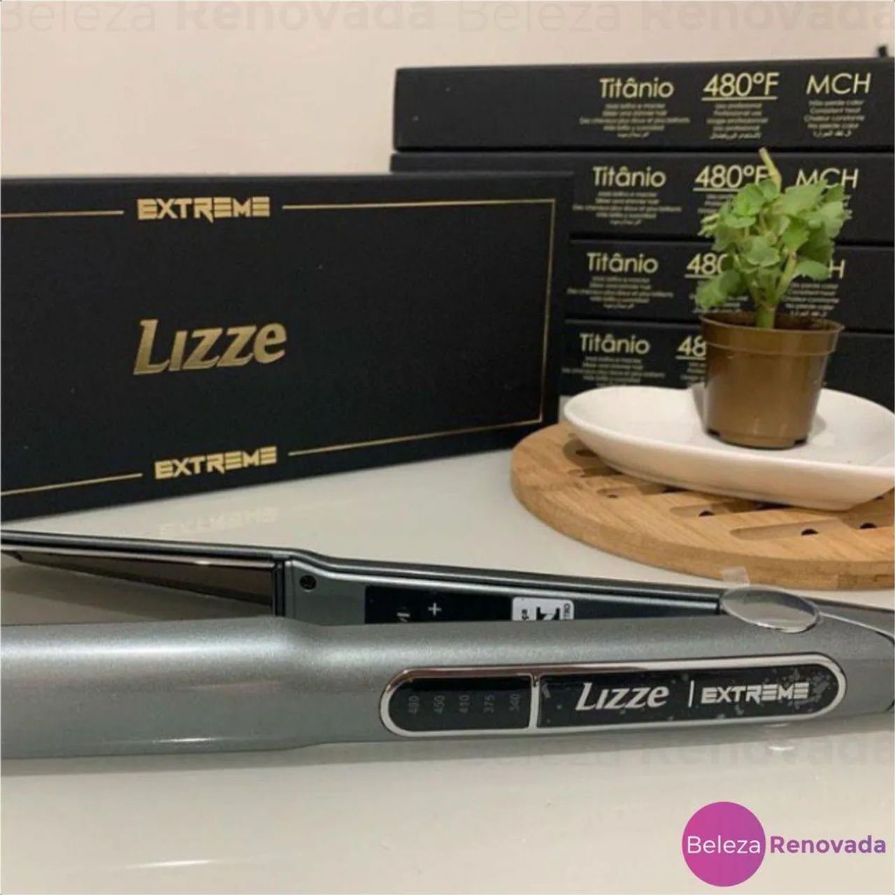 Prancha Profissional Chapinha Lizze Extreme 480° 