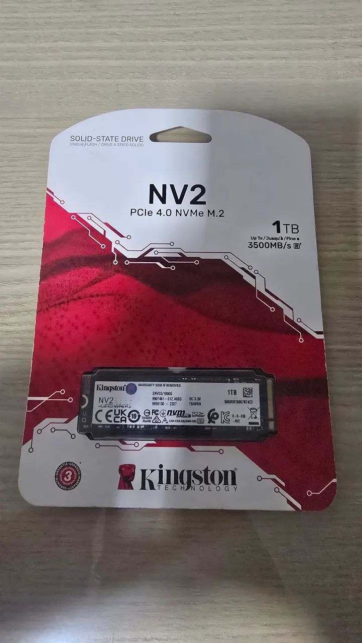 SSD 1tb kingston NVME