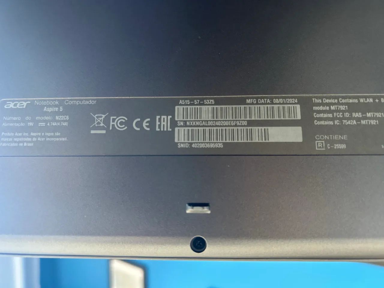 Notbook Acer Aspire 5 16gb - Foto 5