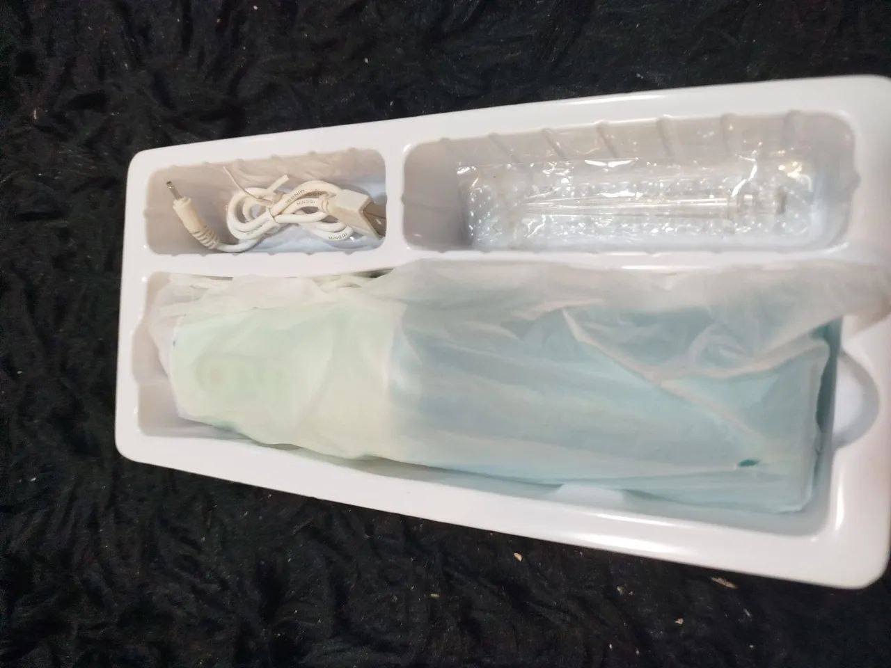 Irrigador oral fio dental 220ml Recarregável portátil com 3 modos Dry - Foto 3