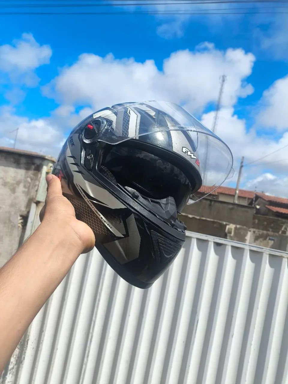 Capacete fw3 grafite T° 58 - Foto 5