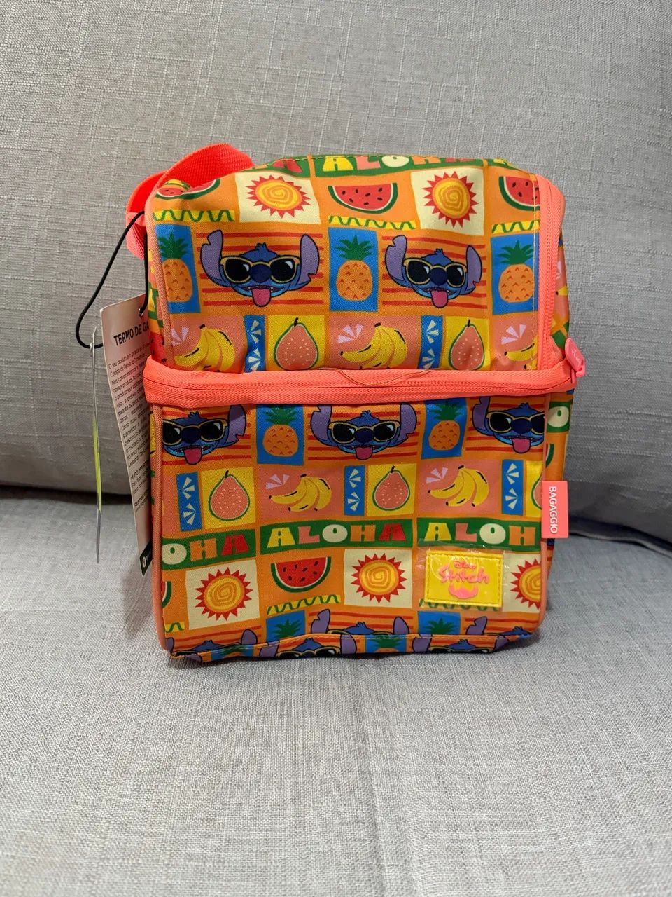 Mochila e lancheira do Stitch Baggagio  - Foto 3