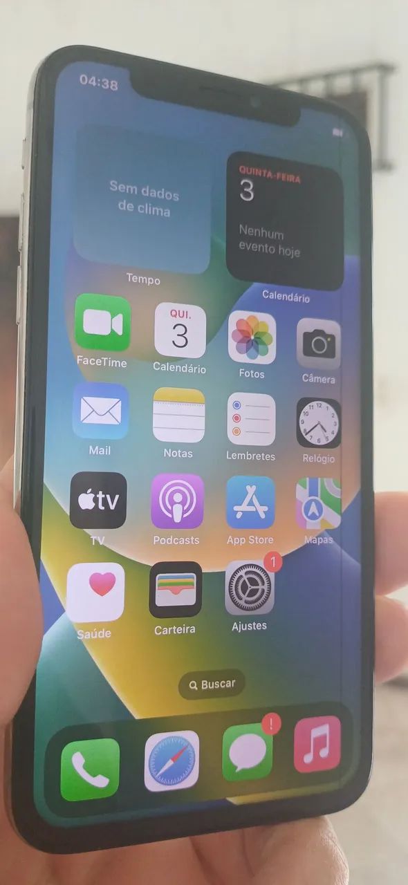 IPHONE X 256GB A TELA ESTÁ COM DEFEITO - Celulares e Smartphones