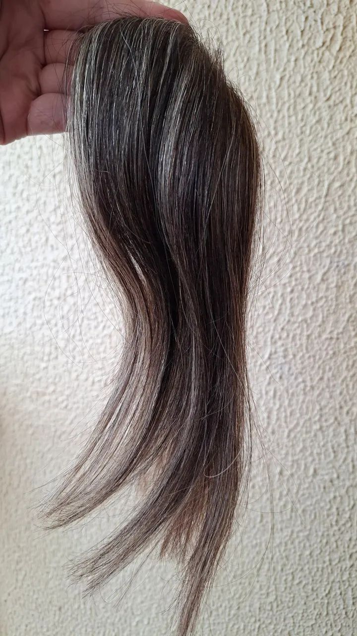 Lace Topo de cabeça _ Cabelo Humano _ Nunca Usado - Foto 4