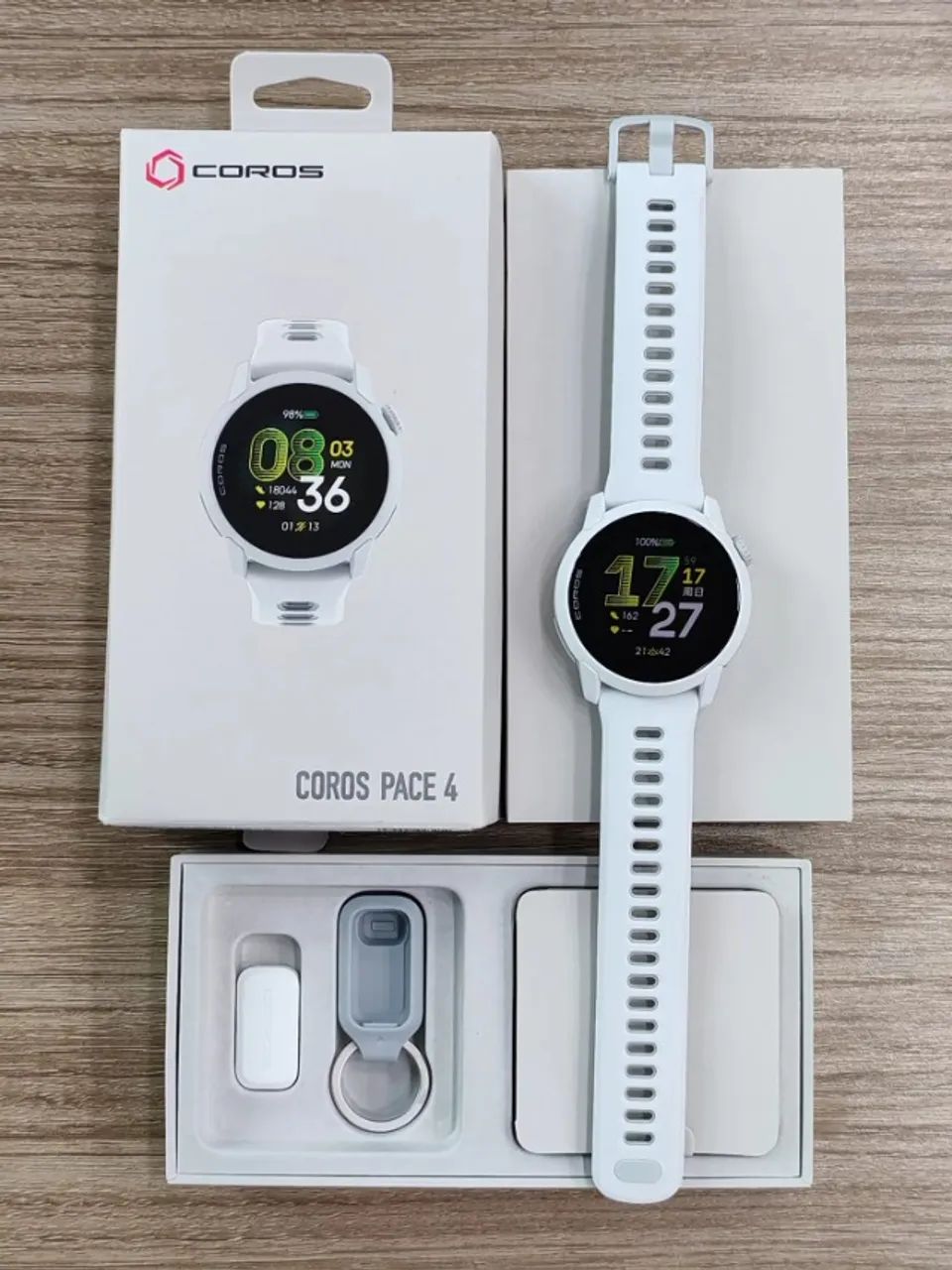 Relógio Coros Pace 4 - Branco - Pulseira de Silicone