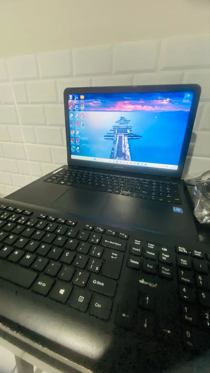 ? Notebook Samsung Book + Kit Teclado e Mouse Sem Fio - R$ 1.300 - Foto 5