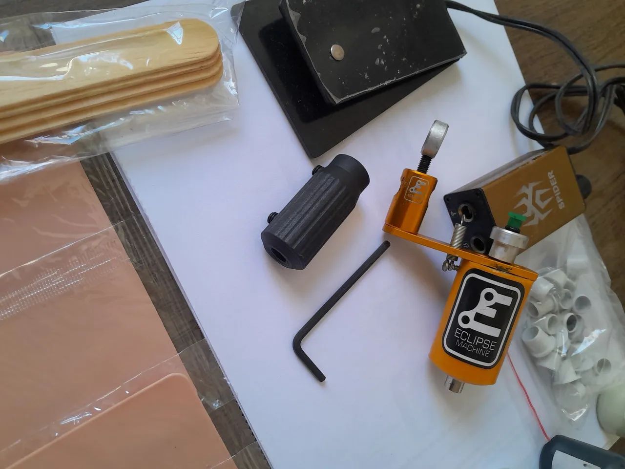 Máquina de tatuagem kit - Foto 3