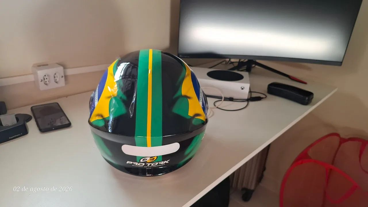 Vendo Capacete Pro Tork aberto - Foto 2
