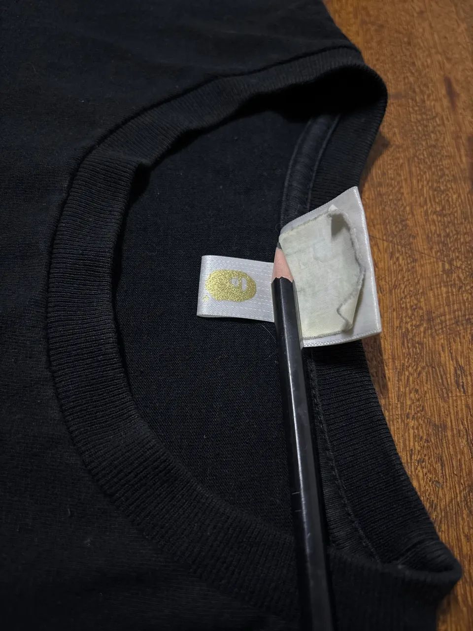 bape honeycomb camo college tee - Foto 5