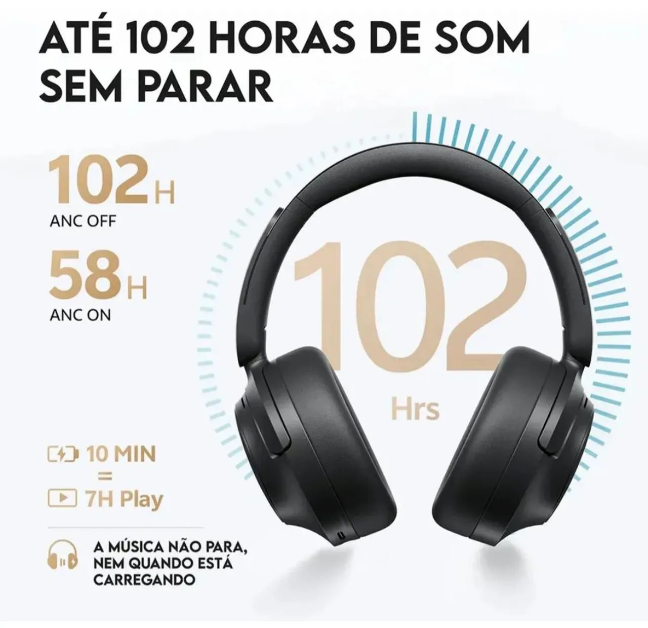 Headfone qcy h3s (gratis capa protetora) - Foto 2