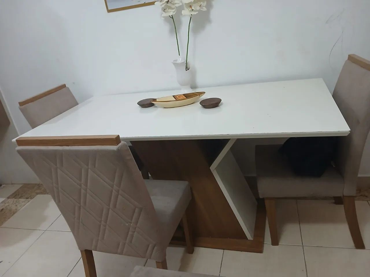 Mesa de jantar luxo com 4 cadeiras - Foto 4