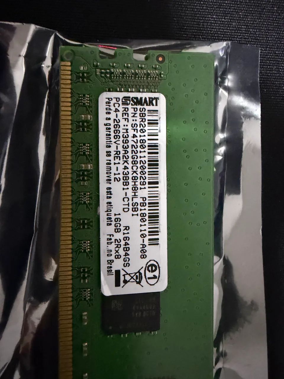 Memória RDIMM RAM 16 GB 2666 - Servidor e X99