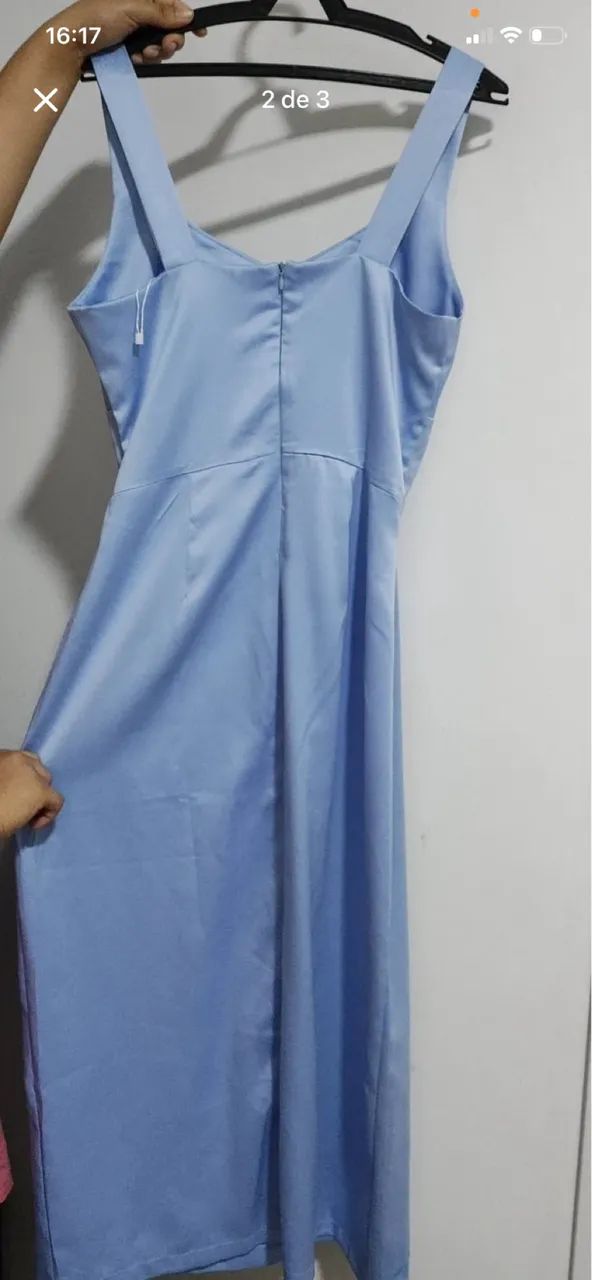 Vestido longo de festa 