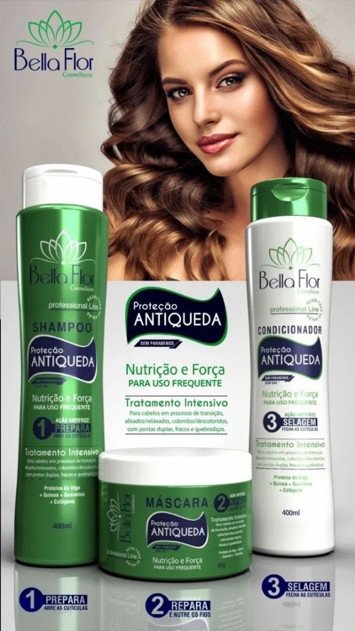 Kit capilar para cabelos fracos e com queda - Foto 4