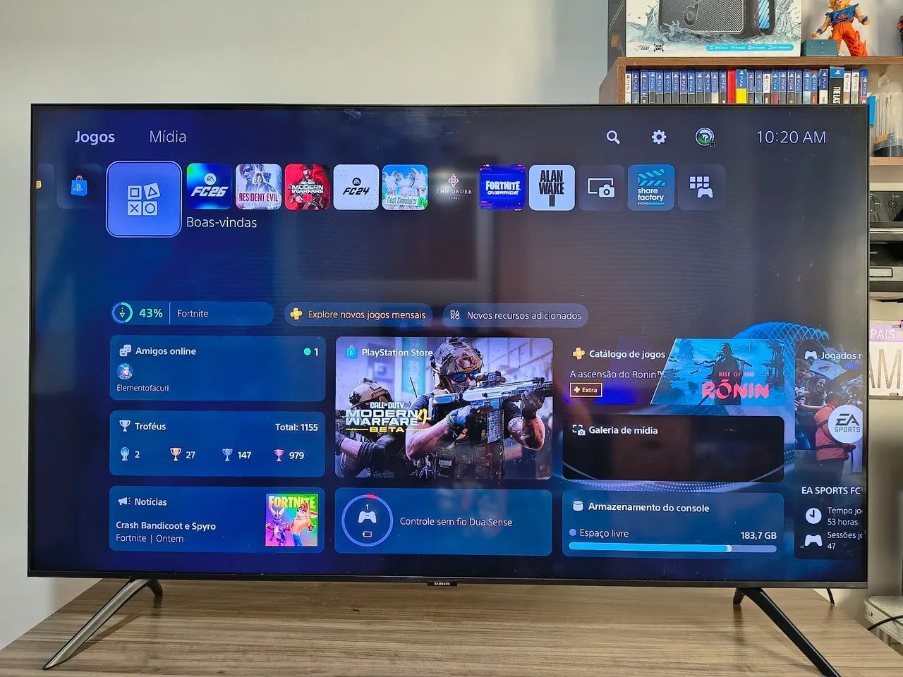 Smart TV Samsung 4K 55 Polegadas 