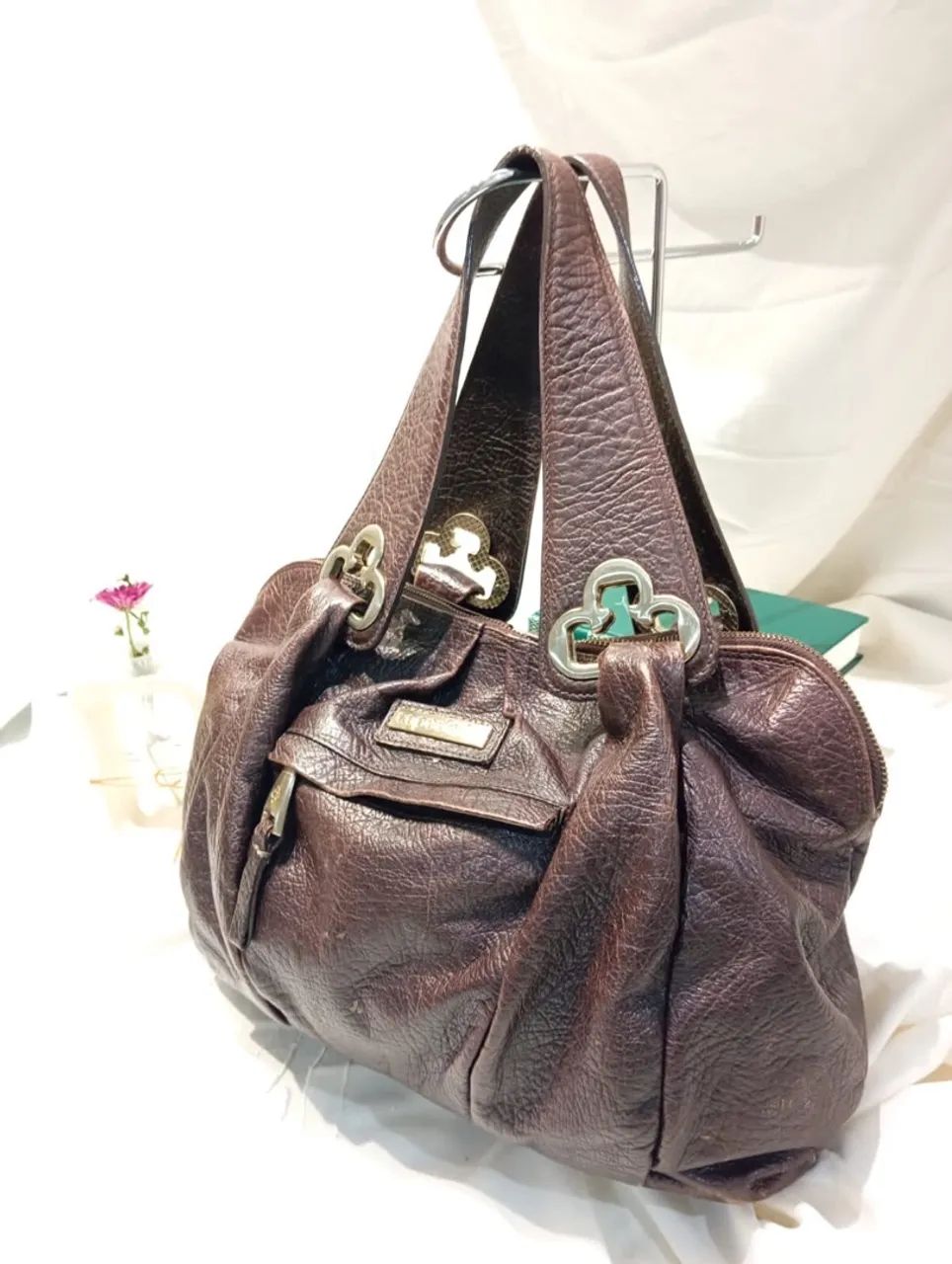 Bolsa da Capodarte couro marrom  - Foto 3