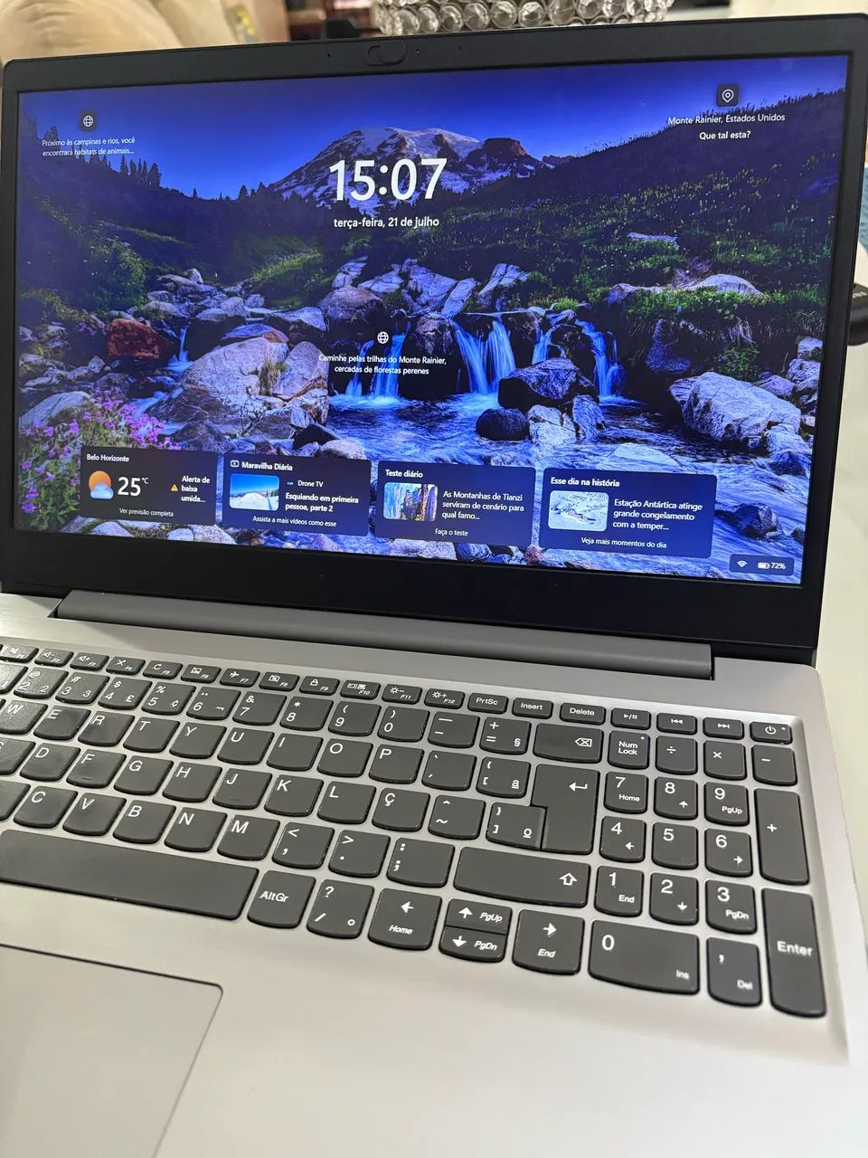 Lenovo IdeaPad Slim S145 Intel Core de 10th geração, com Intel Iris Plus Graph, 12GB RAM - Foto 4