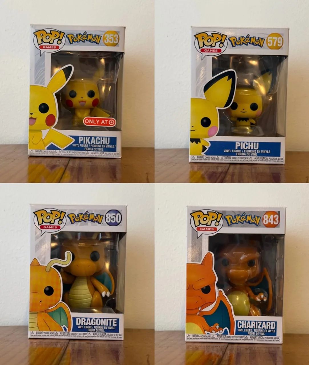 Lote com 19 Funko Pop! Pokémon 