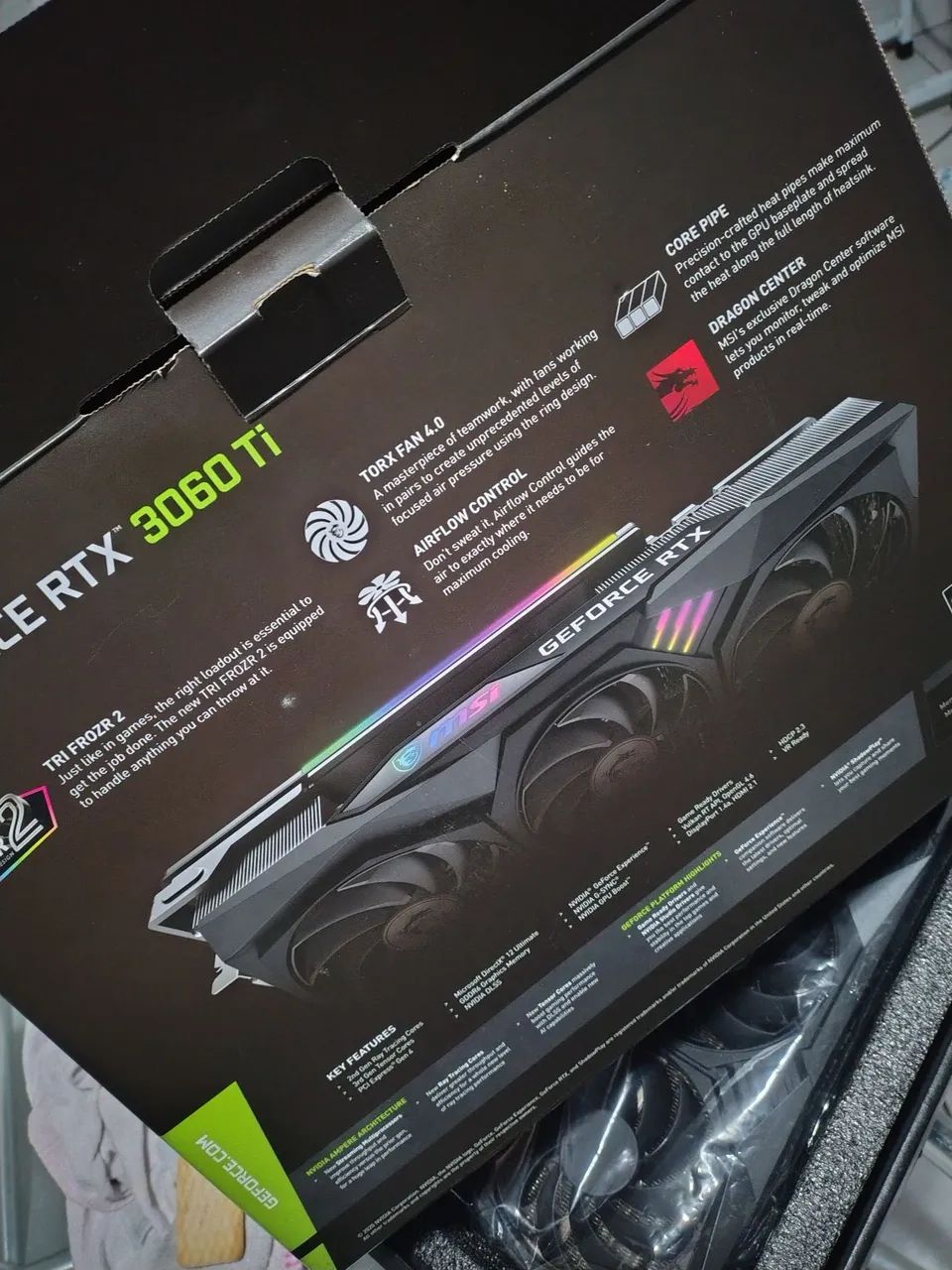 MSI RTX 3060 ti com caixa  - Foto 5