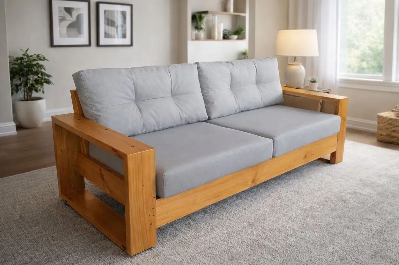 Solid Wood Sofa64962138905603121