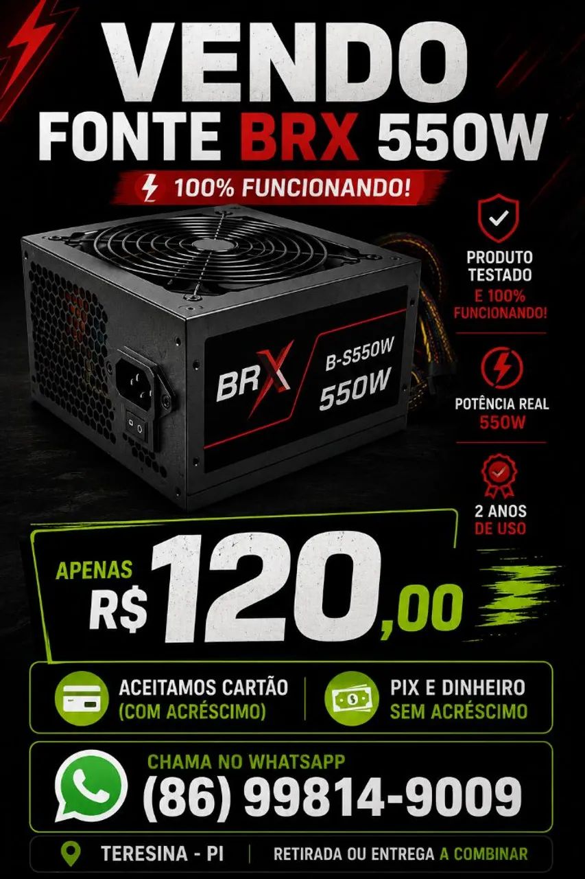 Fonte brx 550w
