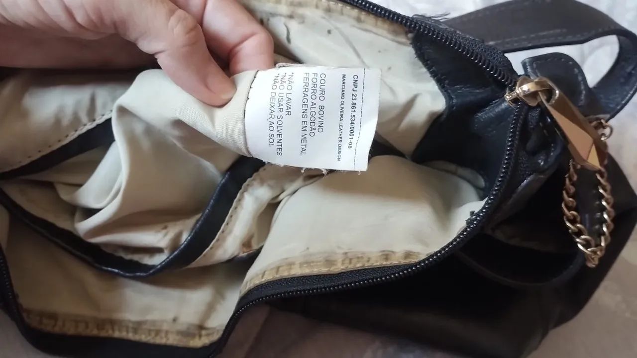 Bolsa de couro bovino  - Foto 3