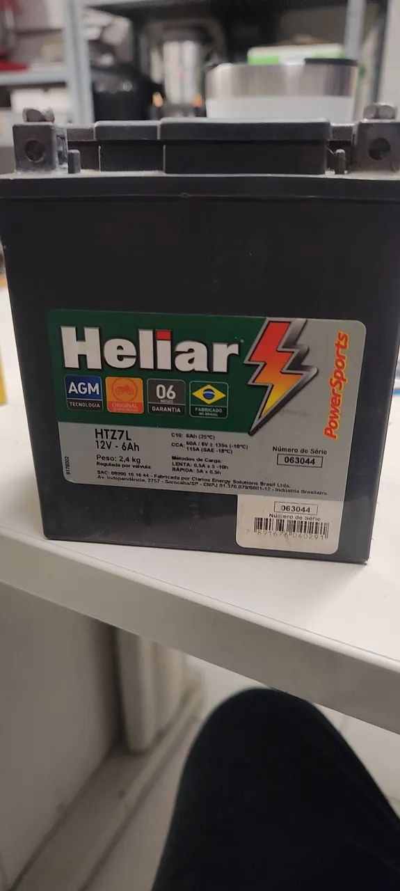 Bateria Heliar 