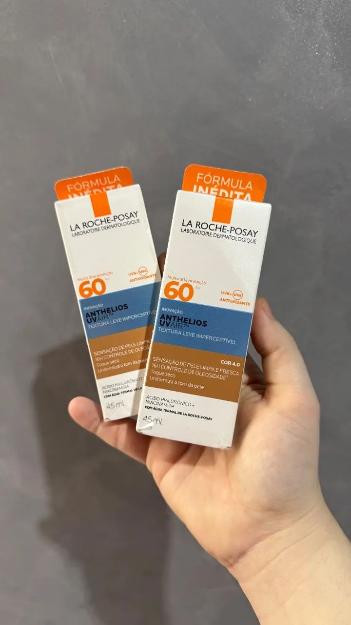 La Roche-Posay Anthelios UVAir FPS 60, cor 4.0, com 45 ml - Foto 2
