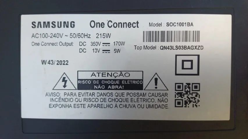 One Connect  Tv Samsung + cabo + controle remoto - Foto 4