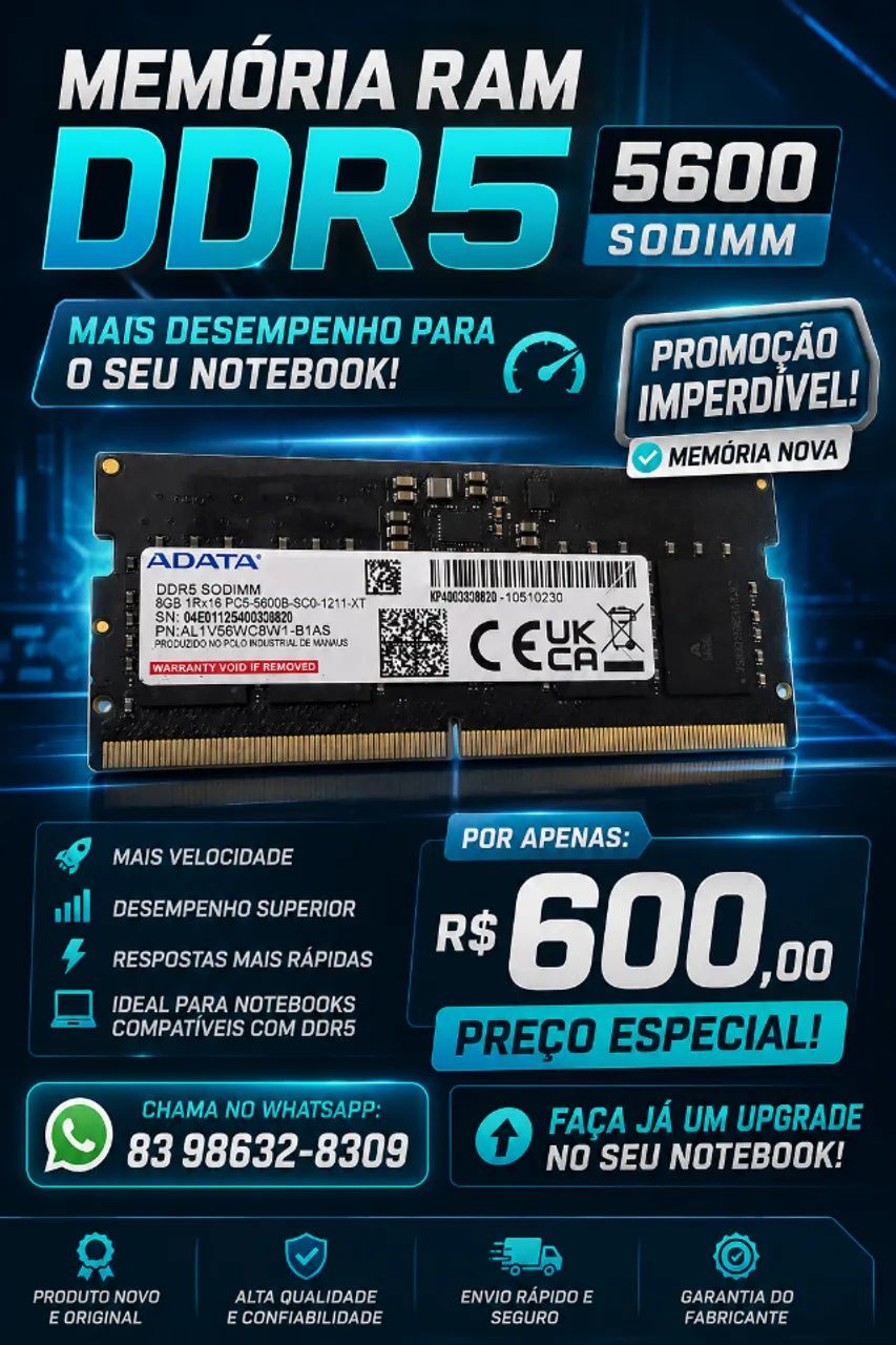 Memória RAM DDR5