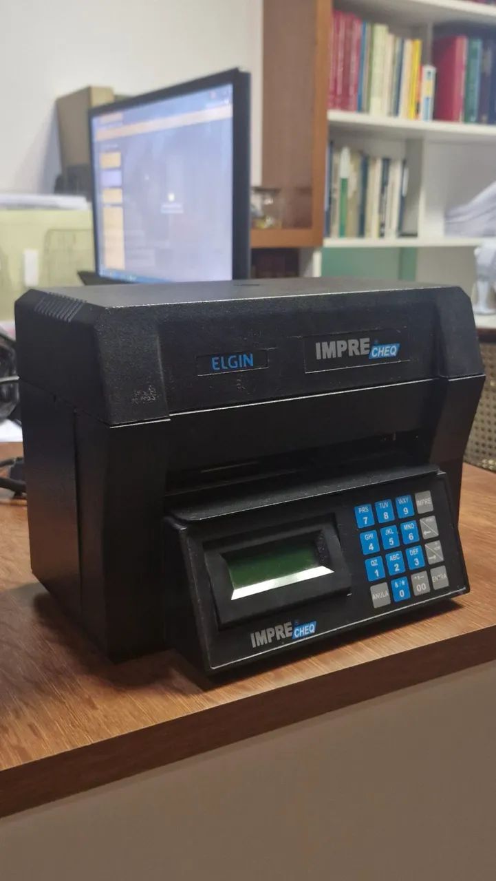 Impressora de Cheque Elgin Impre-Cheq Bivolt - Preta - Foto 2