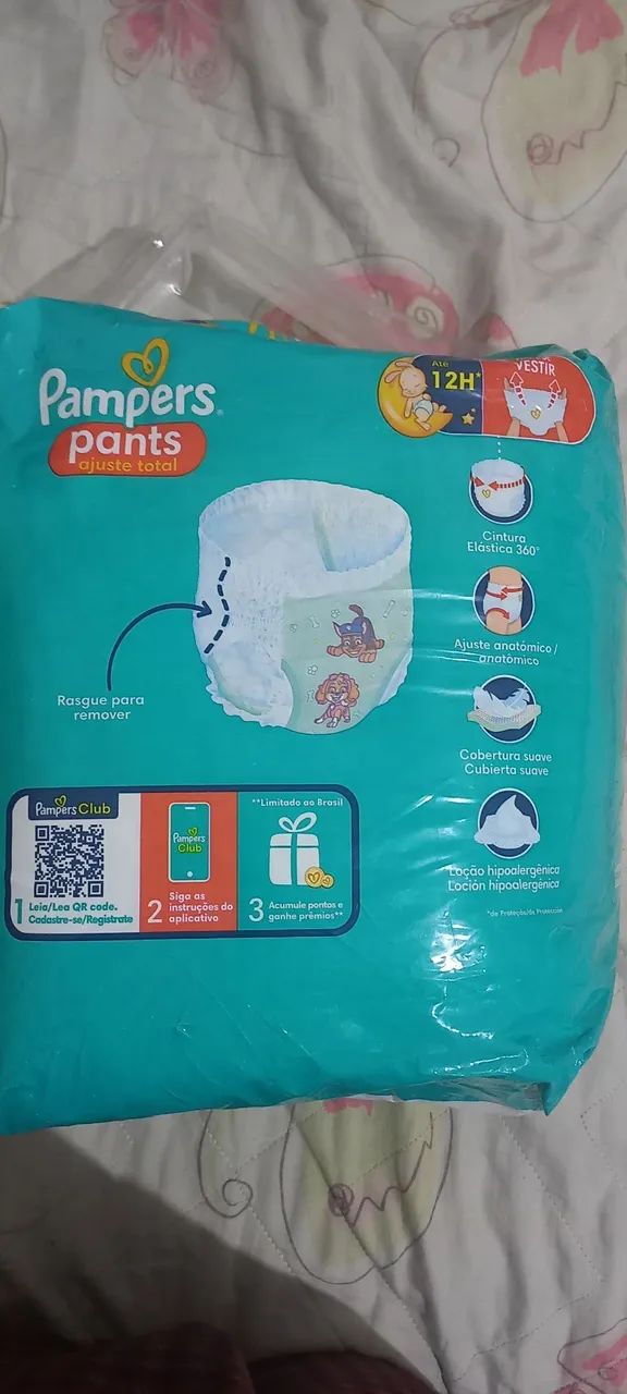 Fraldas shortinho pampers pants XXXG - Foto 3
