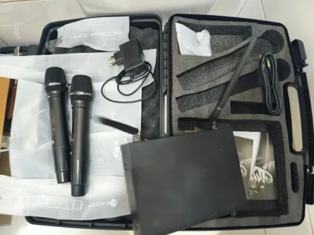 Microfone Profissional Duplo Kadosh K502M - Foto 2
