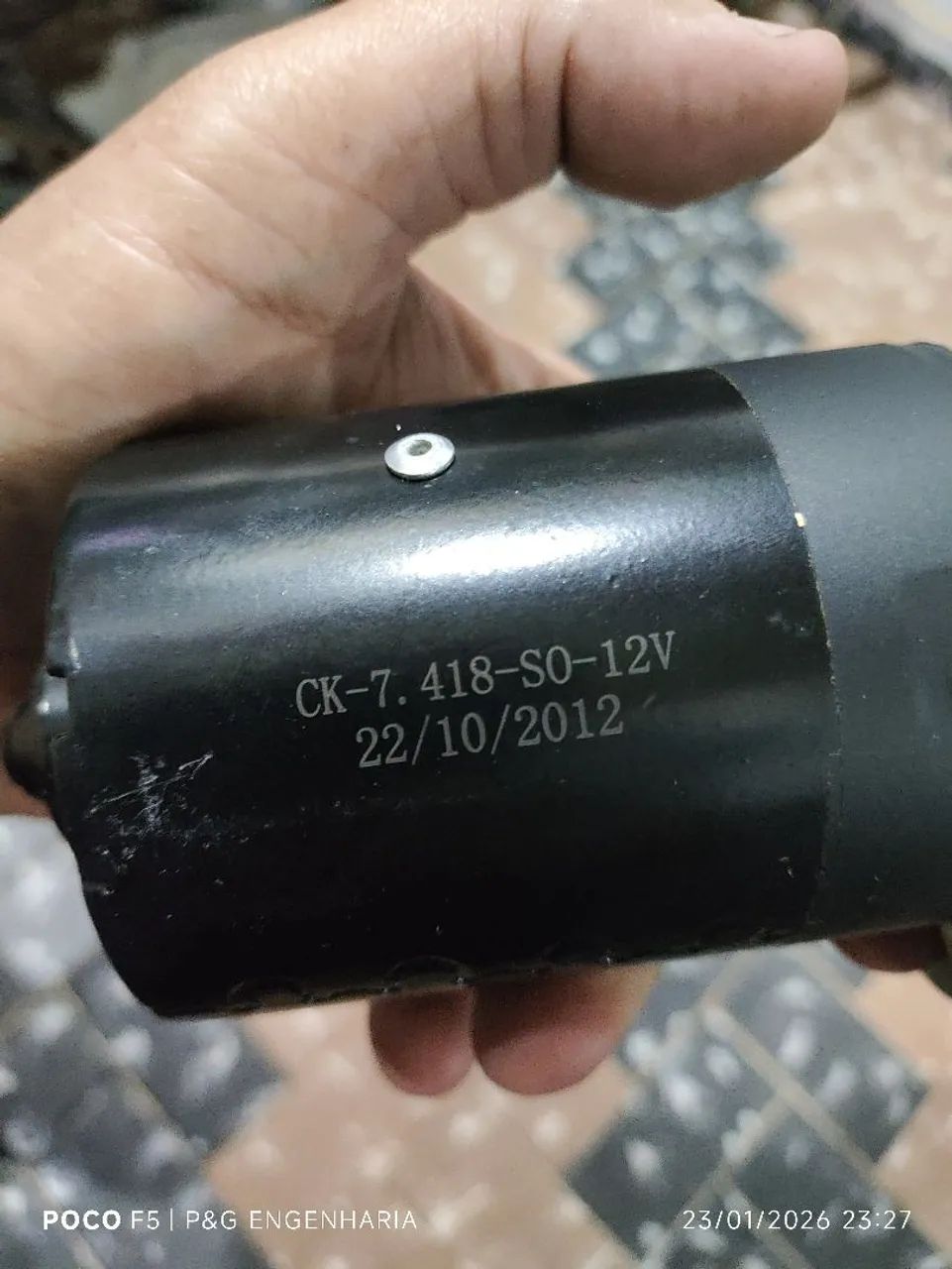 Motor limpador CK-7.418-S0-12V - Foto 6