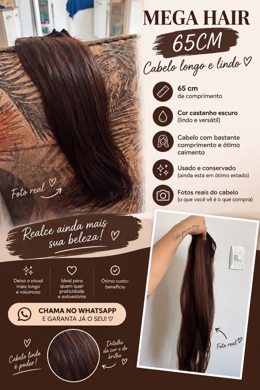 Mega Hair CABELO HUMANO