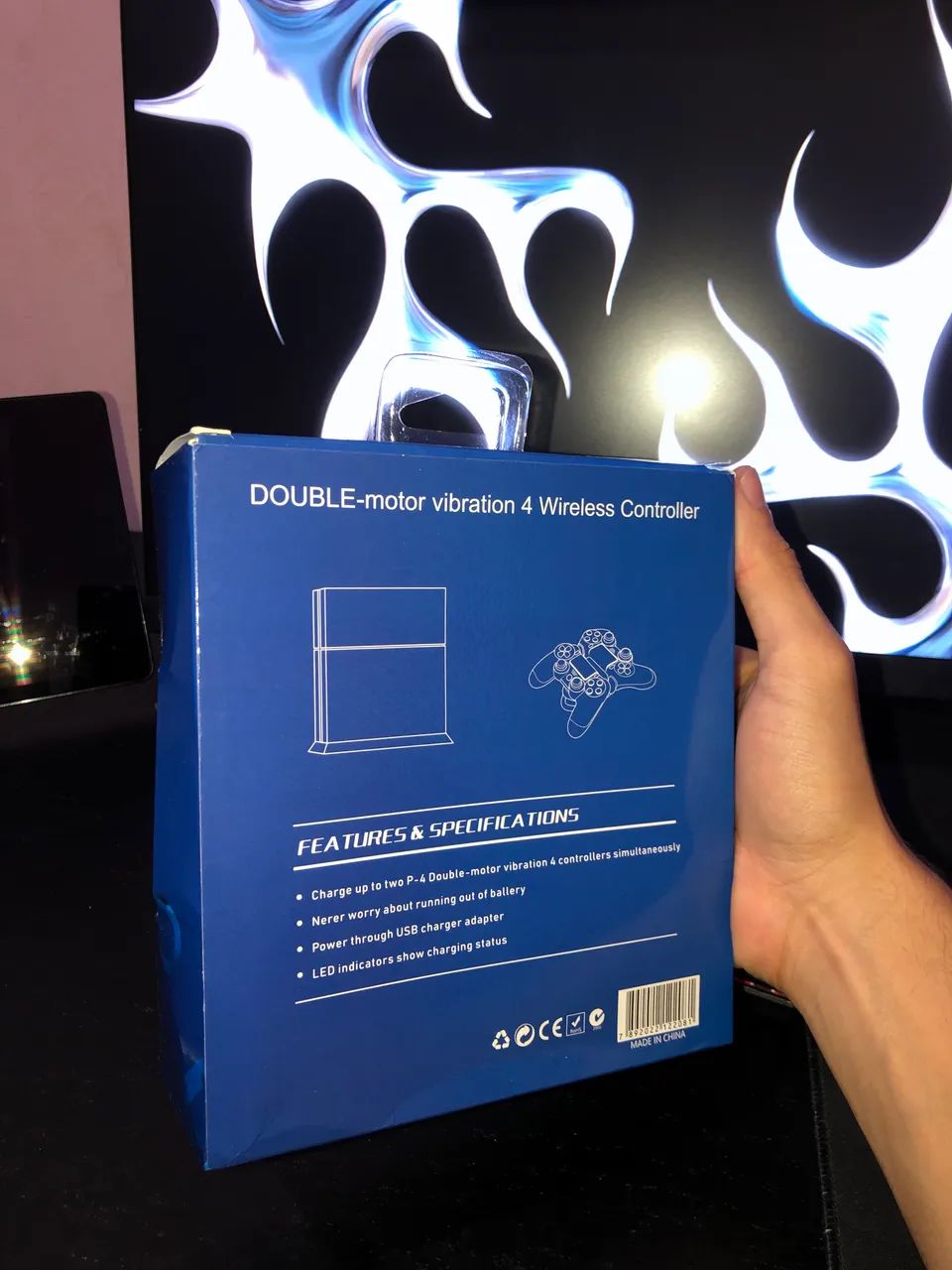 Controle Ps4 Dualshock Novo - Foto 4