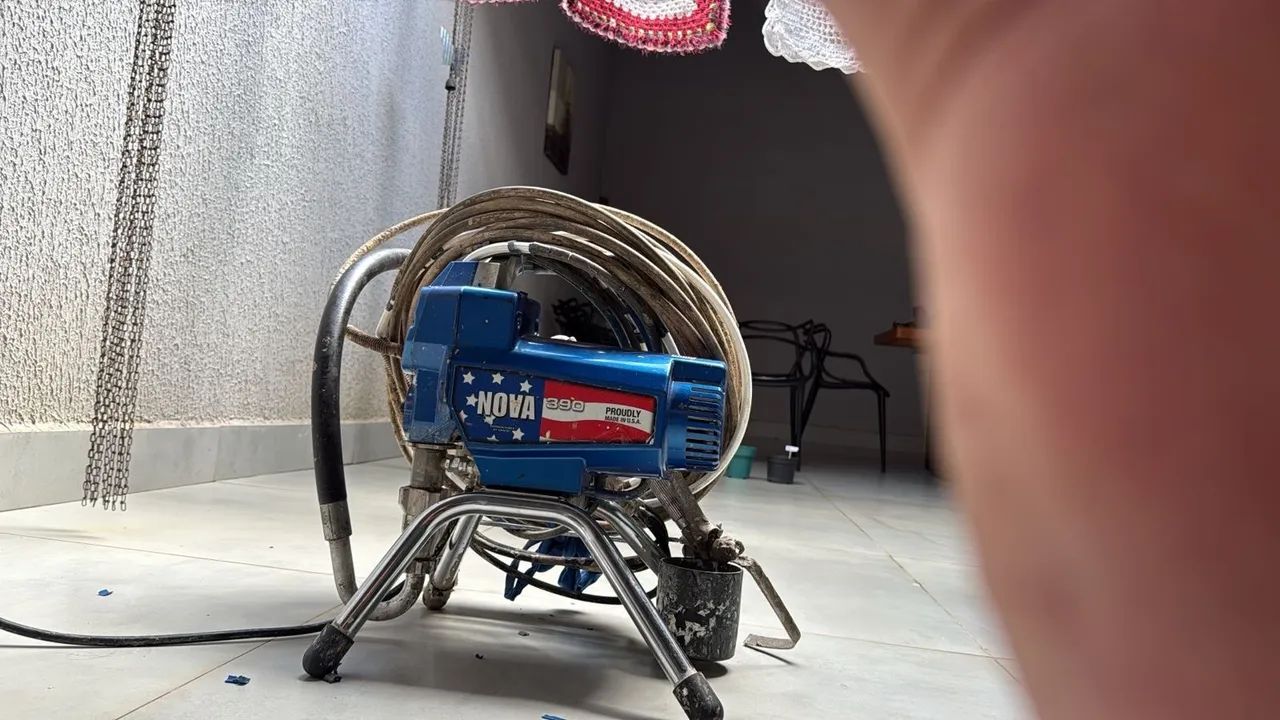 Máquina pintura Airless GRACO 390 Profissional 110V - Funcionando
