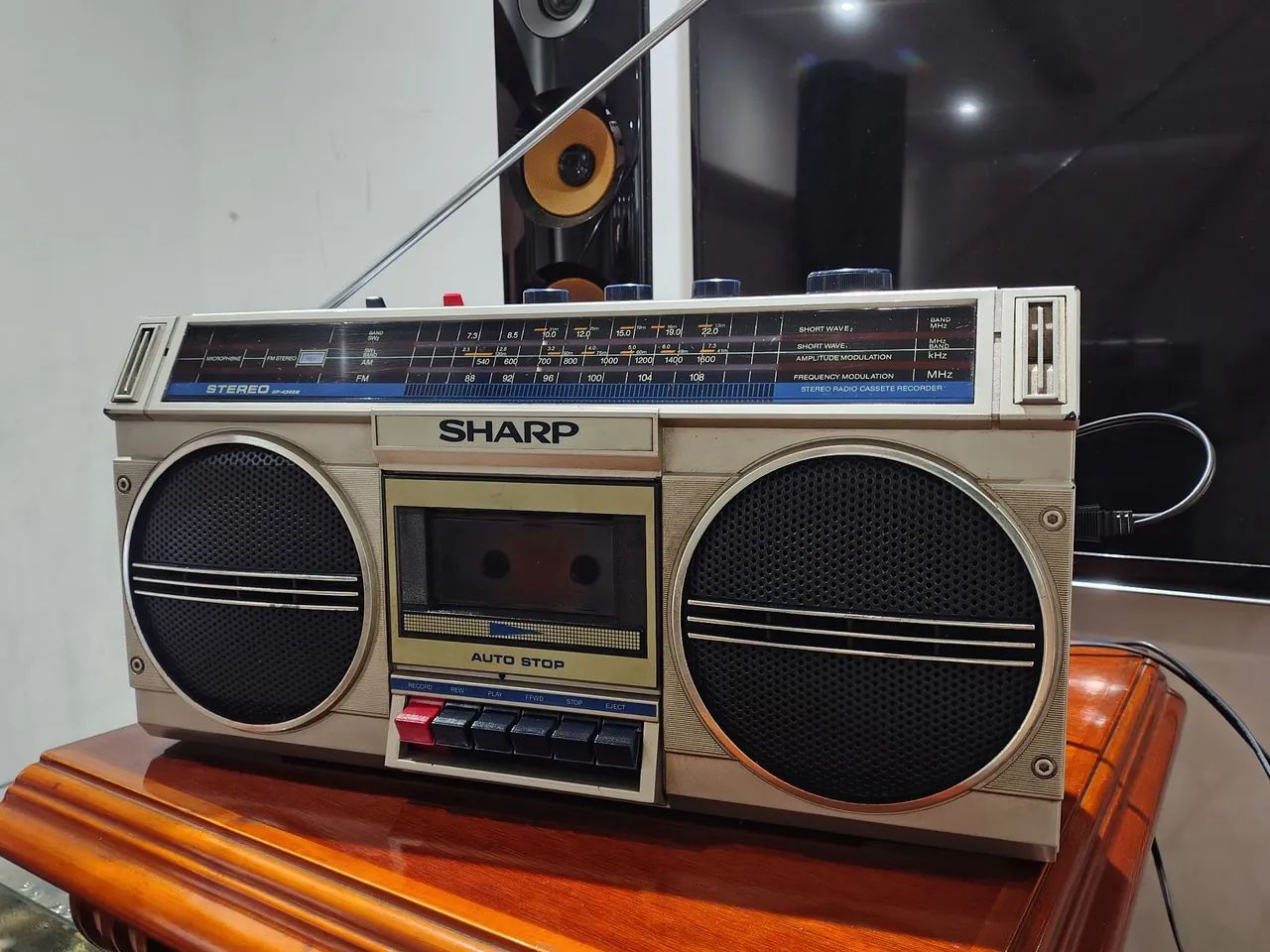 Rádio toca fita sharp - Foto 3