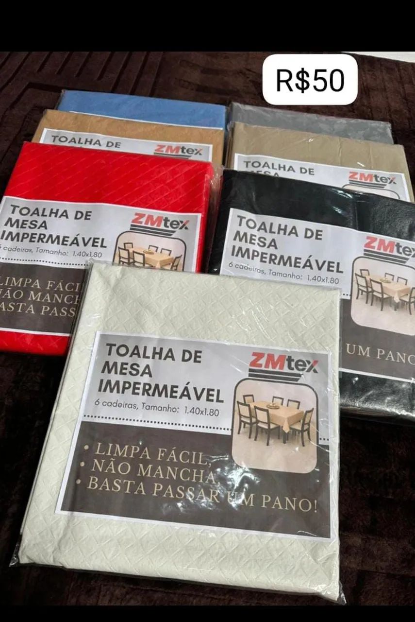 Toalha de mesa impermeável 