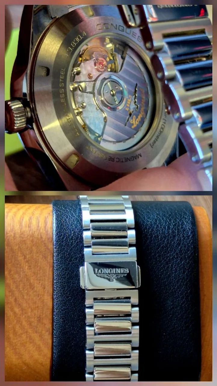 Longines conquest 41mm marrom  - Foto 3
