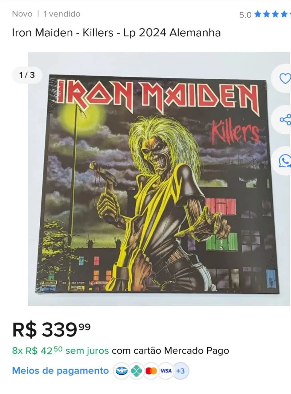 LP IRON MAIDEN e MARILLION  - Foto 3