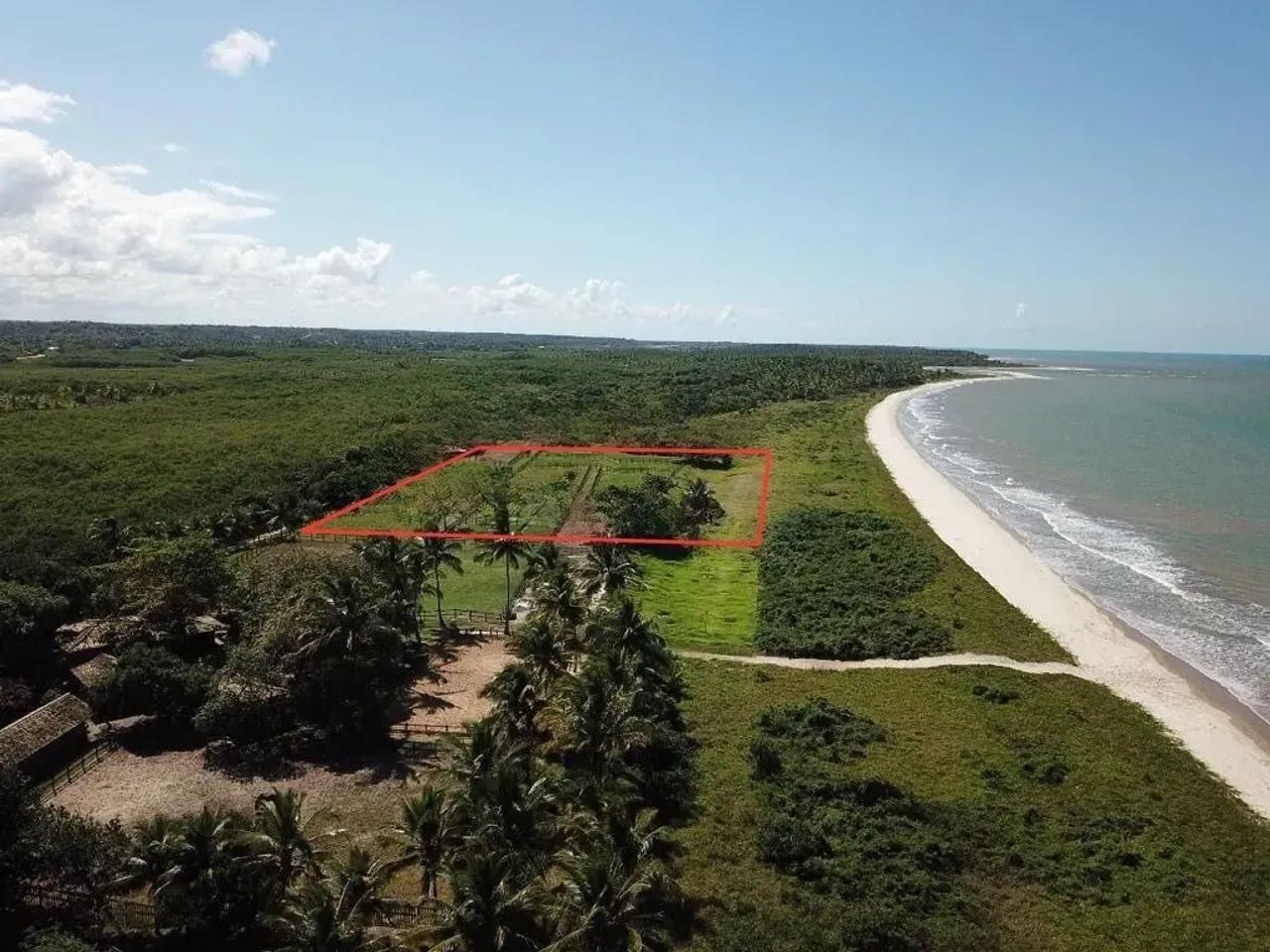 Terreno beira-mar, em Santo André, Bahia