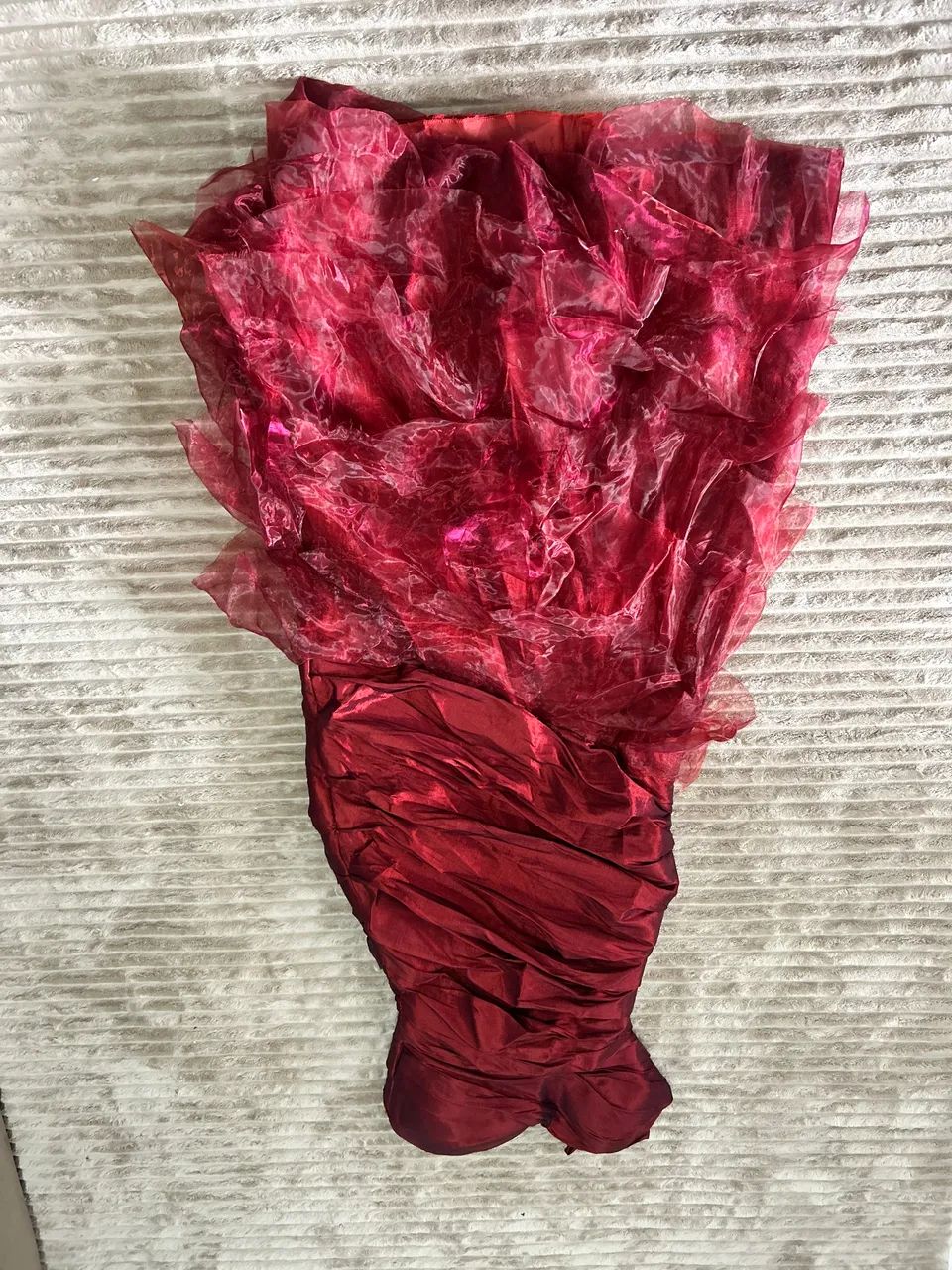 Vestido de festa cor de vinho - Foto 2