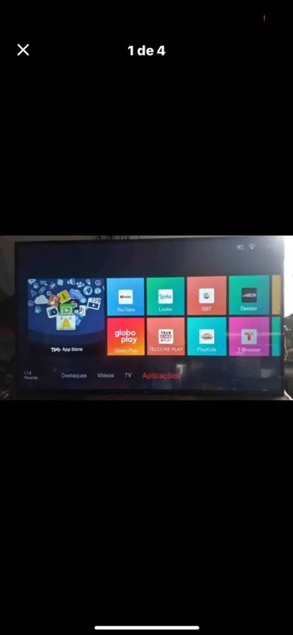 Vendo Smartv TCL 50 polegadas top de linha em estado de nova conforme fotos R$ 1450,00 - Foto 2