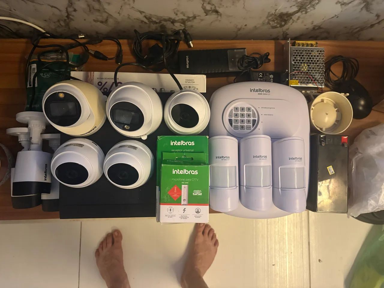 ? KIT COMPLETO DE SEGURANÇA INTELBRAS ? 8 CÂMERAS + DVR 3TB + ALARME - Foto 6